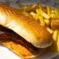 Sandwich merguez salade