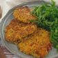 Plat galettes végétariennes